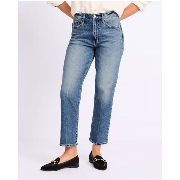 Daze Denim High Rise Straight Leg Jeans Stretch Womens Size 29 - Picture 1 of 7